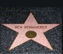Benaderet received a star on the Hollywood Walk of Fame in the year 1960.